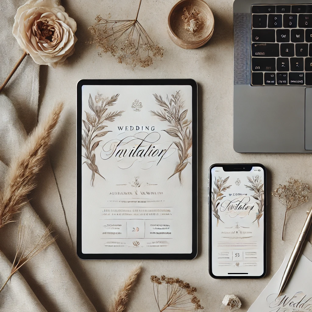 Ηλεκτρονικό προσκλητήριο γάμου σε κινητό – Μοντέρνα και οικολογική λύση για προσκλήσεις γάμου.